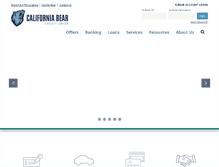 Tablet Screenshot of calbearcu.org